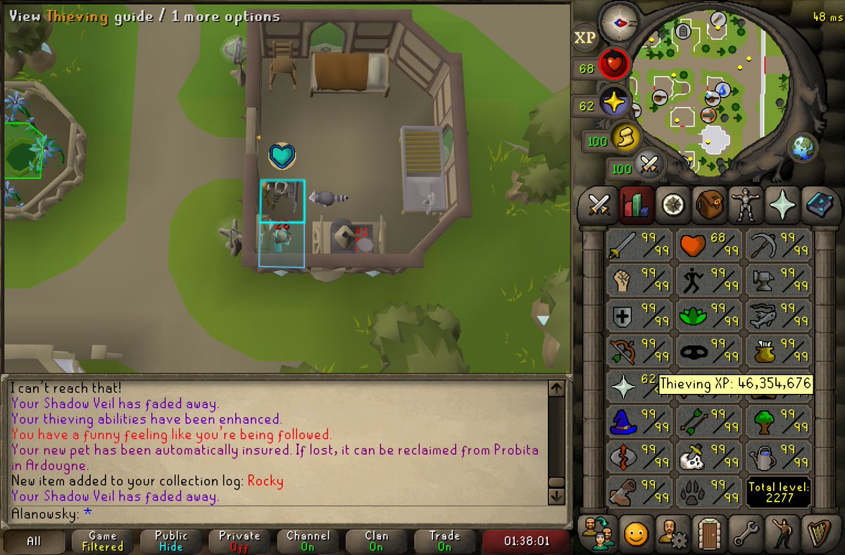 AlanowskyRS's tweet photo. Skilling pets completed! https://t.co/djBi5MwpFM