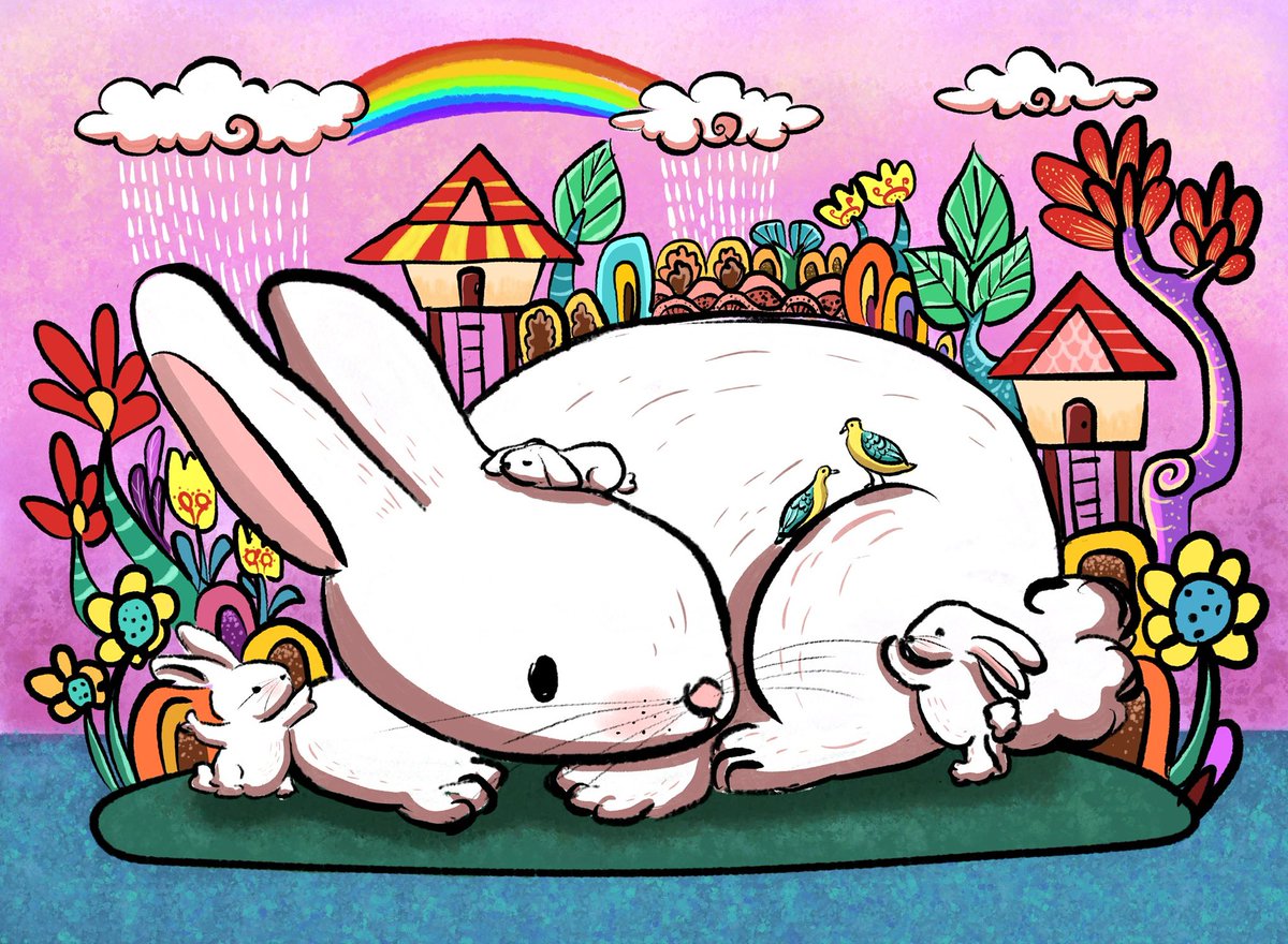 Bunny and baby(Limited) 🐰🌷🌸 <a href="/opensea/">OpenSea</a> 

Collection: Imaginative lifestyle to lines and colorful. V4

A mother rabbit and her children are resting in the colorful forest.

opensea.io/assets/ethereu…

#NFTartwork #opensea #NFTworld #NFTs #nftcollectors #nftcollector #NFTCommunity