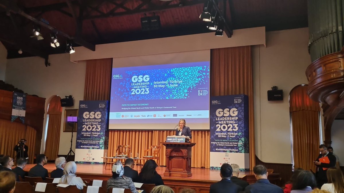 The GSG Leadership Meeting 2023 organised by @GSGimpinv in Istanbul (Turkey) brings together the world's impact leaders (30th May to 1st June)
<a href="/muderrisgil/">Şafak Müderrisgil</a>, President of <a href="/etkiyap/">Etkiyap</a>, welcomes the 35 NABs including #SpainNAB
#impactinvestment #impinv