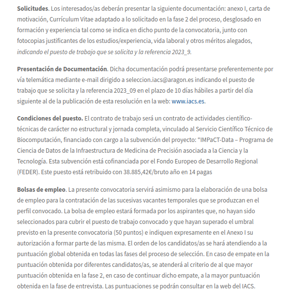 Miss_Salmonella's tweet photo. ‼️Oferta trabajo para #bioinformaticos‼️ Técnico/a Superior Universitario/a Apoyo a la Investigación proyecto #IMPaCT #MedicinaPersonalizadaPrecisión en @iacs_aragon
🗓️fecha limite solicitudes: 12/06/2023
🔗https://t.co/5VGaVm64dn
📑https://t.co/az7i5EXC9Q https://t.co/U44KrHDvdH