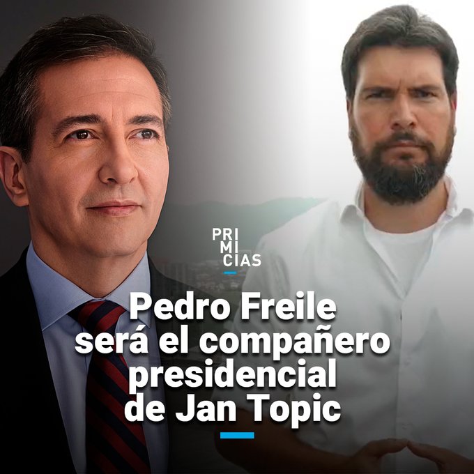 Y si no resulta, Pedro Freile probará suerte, en diciembre, como candidato para Reina de #Quito.

#LaPlenaEcuador