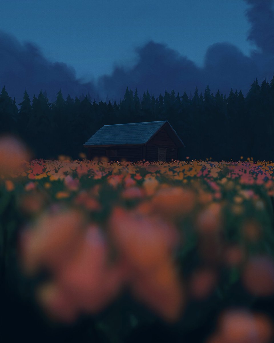 slagbjorn_art's tweet image. a solemn house