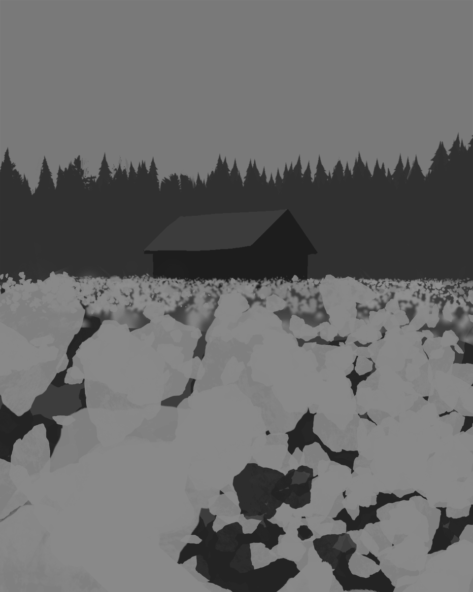 slagbjorn_art's tweet image. a solemn house