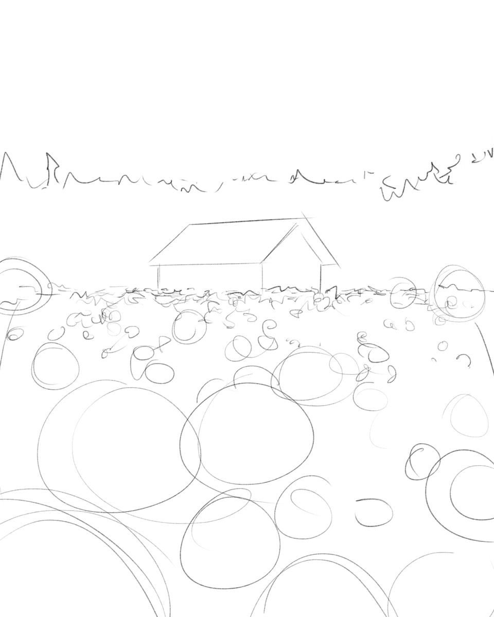 slagbjorn_art's tweet image. a solemn house