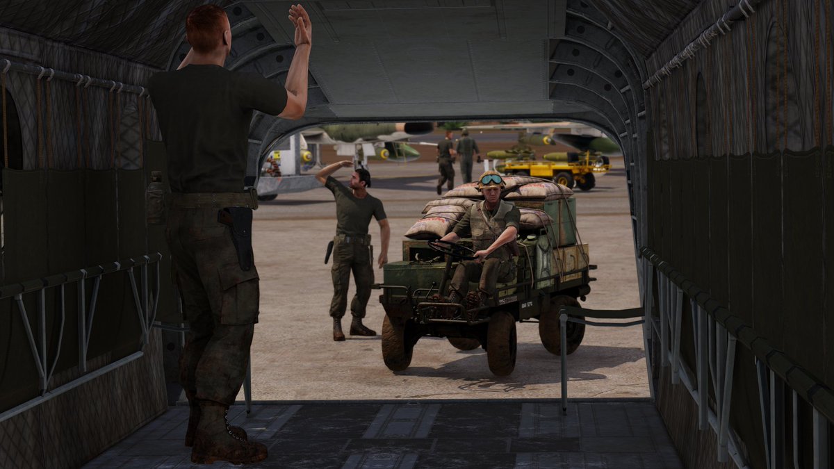 Resupply inbound!🚜

Introducing the M274 Mule - a US-made 4x4 gasoline-powered tractor capable of carrying up to 0.5T of Cargo.  

Used extensively in Vietnam, the Mule could carry men, supplies, or weaponry including the M60, M134 and M40A1 recoilless rifle.