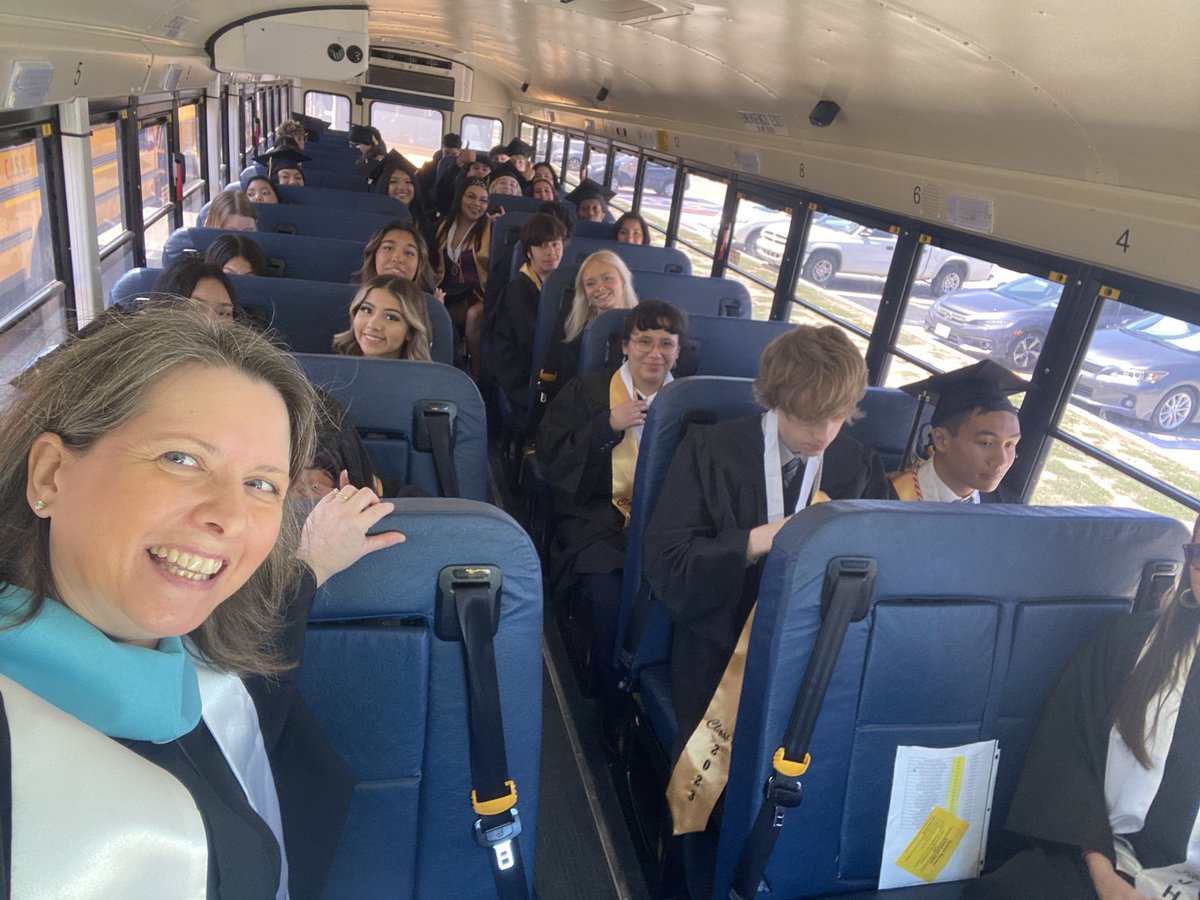 JHS Class of 2923 headed to graduation! Let’s do this!!!
