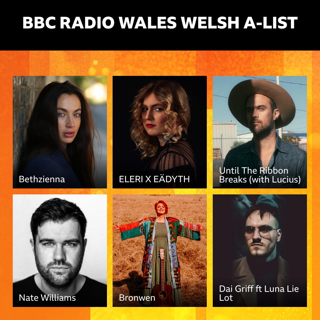 The Welsh A-List this week 🎶✨🏴󠁧󠁢󠁷󠁬󠁳󠁿

🔶 <a href="/UTRB/">UTRB</a> 'Everything Else But Rain'
🔶 <a href="/elerionline/">E L E R I</a> X @eadythofficial 'Good For A Girl'
🔶 <a href="/Bethzienna/">Bethzienna</a> 'Oh Lord'
🔶 <a href="/Dai_Griff_Pro/">DaiGriffProductions</a> ft <a href="/LunaLieLot/">Luna Lie Lot</a> 'Chains'
🔶 Nate Williams ft Raquel Rodriguez 'How Did We Get Here?'
🔶 <a href="/BronwenLewis_/">B R O N W E N</a> 'Look At Me'