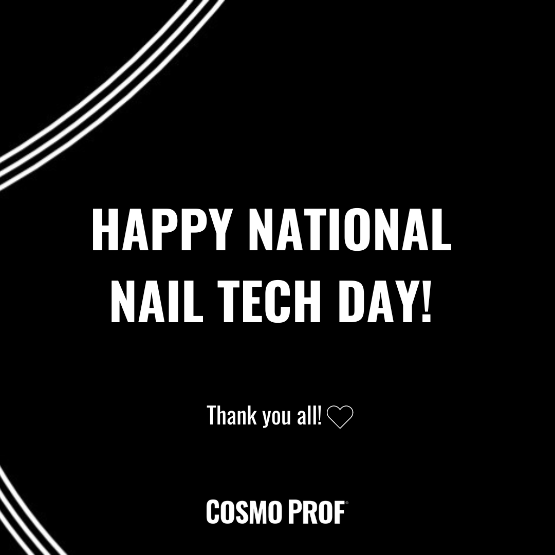 cosmoprofbeauty's tweet image. Happy National Nail Tech Day! 💅 THANK YOU for bringing your skills, creativity, and joy to our #licensedtocreate family!

#nailtechday #nailtechs #nailartist #cosmoprofbeauty