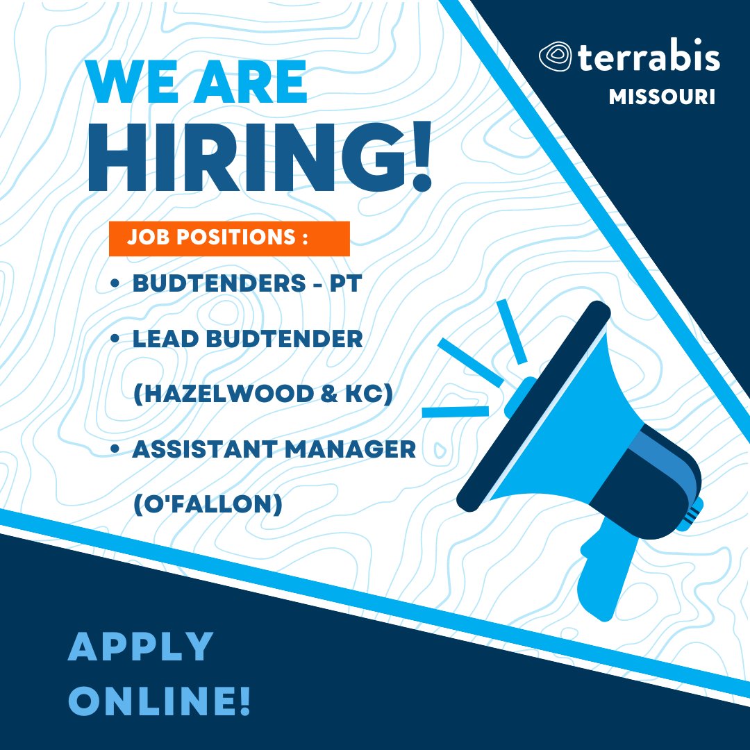 TerrabisMO's tweet image. 📢 We are hiring for several positions in #Missouri! Apply online and view available openings using the 🔗 buff.ly/3KDbTtw. Join our team and help us make a positive impact on the community. We're looking forward to connecting with you! 🤝 #hiringnow #MOjobs