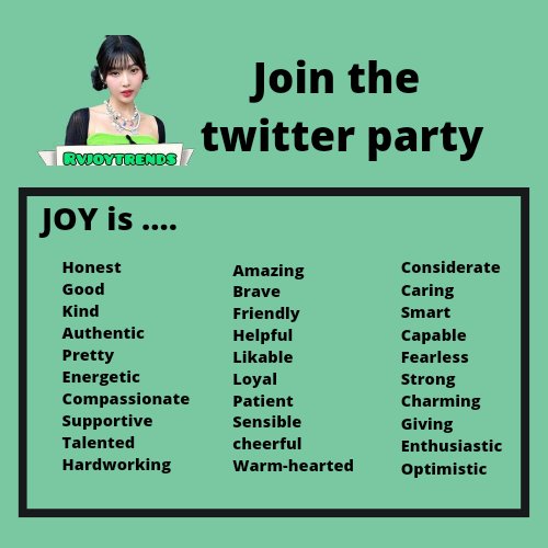 JOY 조이 UPDATES 🍏 tweet media