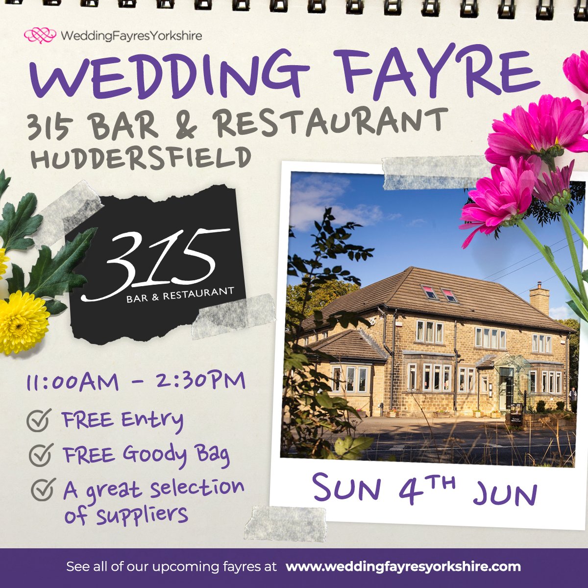 Wedding Fayres Yorks tweet media