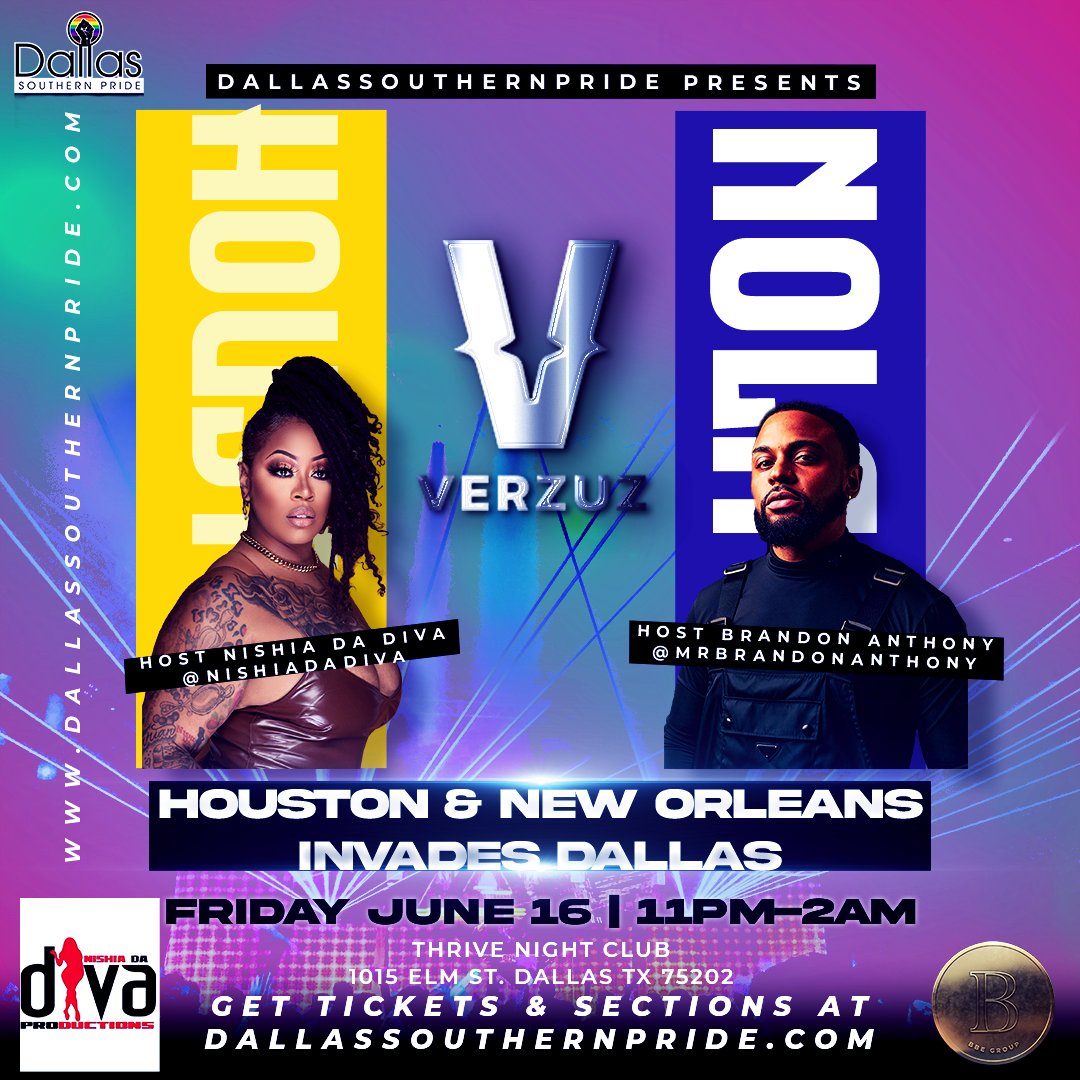 DallasSouthernPride (@dspride_dallas) on Twitter photo ๐จ ๐๐๐๐๐๐๐๐ ๐๐๐๐๐๐จ ๐ ๐ฐ๐ถ ๐ข๐ณ๐ฆ ๐ช๐ฏ๐ท๐ช๐ต๐ฆ๐ฅ! DallasSouthernPride.com for info, sections & tickets! ๐ฅ
#Juneteenth #JuneteenthDallas #JuneteenthTexas #BlackDallas #GayDallas #LGBTQDallas #BlackPride #BlackHouston #GayHouston @MrBrandonAnthony <a href="/nishiadadiva/">NishiaDaDiva M.Ed</a> ๐จ ๐๐๐๐๐๐๐๐ ๐๐๐๐๐๐จ ๐ ๐ฐ๐ถ ๐ข๐ณ๐ฆ ๐ช๐ฏ๐ท๐ช๐ต๐ฆ๐ฅ! DallasSouthernPride.com for info, sections & tickets! ๐ฅ
#Juneteenth #JuneteenthDallas #JuneteenthTexas #BlackDallas #GayDallas #LGBTQDallas #BlackPride #BlackHouston #GayHouston @MrBrandonAnthony <a href="/nishiadadiva/">NishiaDaDiva M.Ed</a>