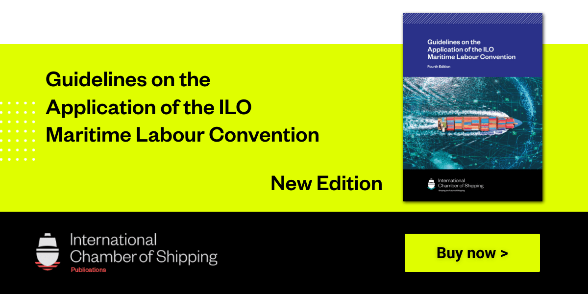 Guidelines on the Application of the ILO Maritime Labour Convention (MLC) - Fourth Edition is out today.

With eight new amendments to regulations to be implemented by 2024, this updated guide includes practical guidance and tools for readers. ow.ly/ar4M50Ozqui 

#Seafarers