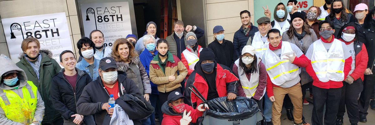 The Clean Team is back this Saturday at 11am. Come join us to clean up <a href="/East86th/">East 86th St Assn</a> ! Meet in front of Target, 150 East 86th. All equipment is provided! Respond to this tweet to RSVP. Please share +r/t!
<a href="/NYPD19Pct/">NYPD 19th Precinct</a> <a href="/AlexBores/">Alex Bores</a> <a href="/JulieMenin/">Julie Menin</a> <a href="/KeithPowersNYC/">Keith Powers</a> <a href="/LizKrueger/">Senator Liz Krueger</a> <a href="/SeawrightForNY/">Assembly Member Rebecca Seawright</a>