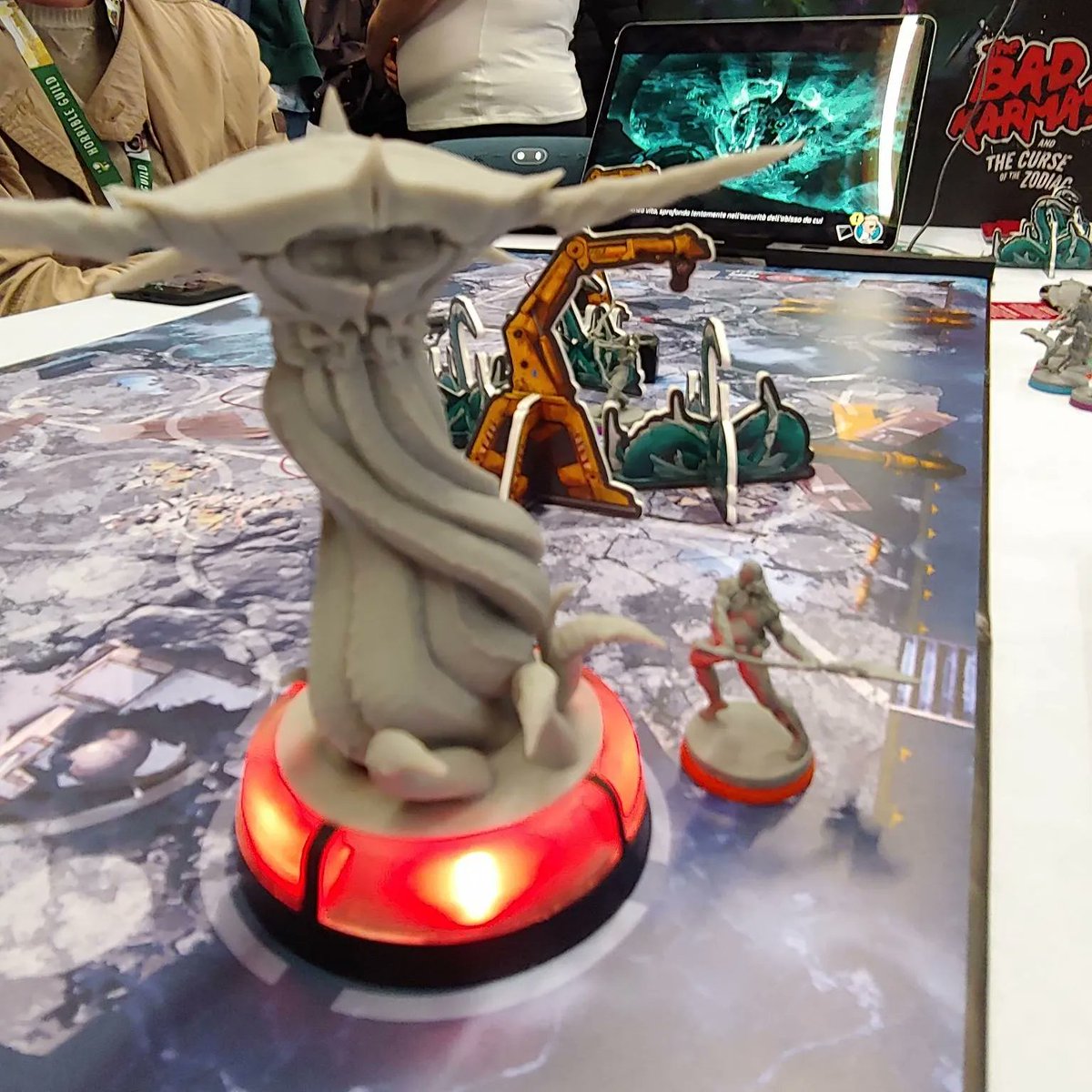 TeburuGames's tweet photo. The great Zodiac Cancer was no match for our heroes at @PLAYModena!
We would like to thank everyone who was able to come by and face a new Zodiac scenario!
#teburu #thebadkarmas #tabletop #gaming #tabletopgaming #boardgames #playmodena https://t.co/sjl3dN8rsE