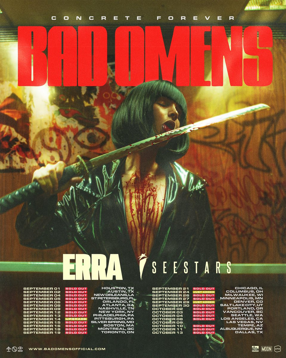 badomenscult's tweet photo. ⁣US TOUR UPDATE⁣
⁣
+COLUMBUS 9.24 & DENVER 9.29 JUST ANNOUNCED - TICKETS & VIP ON SALE 10AM FRIDAY⁣
⁣
+PITTSBURGH UPGRADED - NOW OUTSIDE ⁣
⁣
+GA TICKETS STILL AVAILABLE FOR LAS VEGAS⁣
⁣
+LIMITED VIP AVAILABLE IN DETROIT⁣
⁣
+ALL OTHER SHOWS SOLD OUT⁣
⁣
https://t.co/JOfgCsmY1f