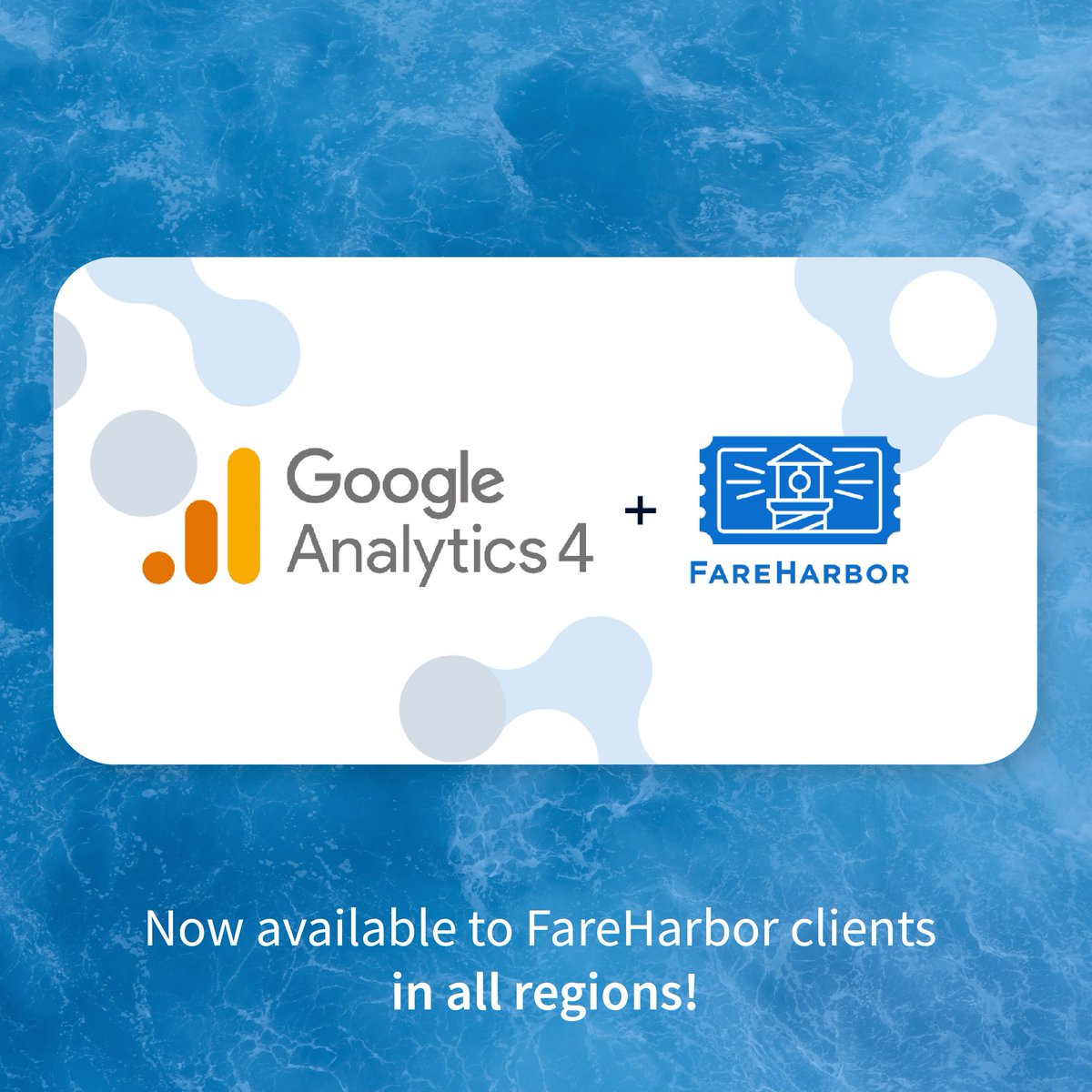 FareHarbor's tweet image. We&apos;re thrilled to announce that the new Google Analytics 4 (GA4) integration is now available to all of our clients across the globe! Head to our blog to explore our collection GA4 webinars, Compass guides, Help Center docs, and more: ow.ly/HrC550OvXta

#ga4 #fhblog
