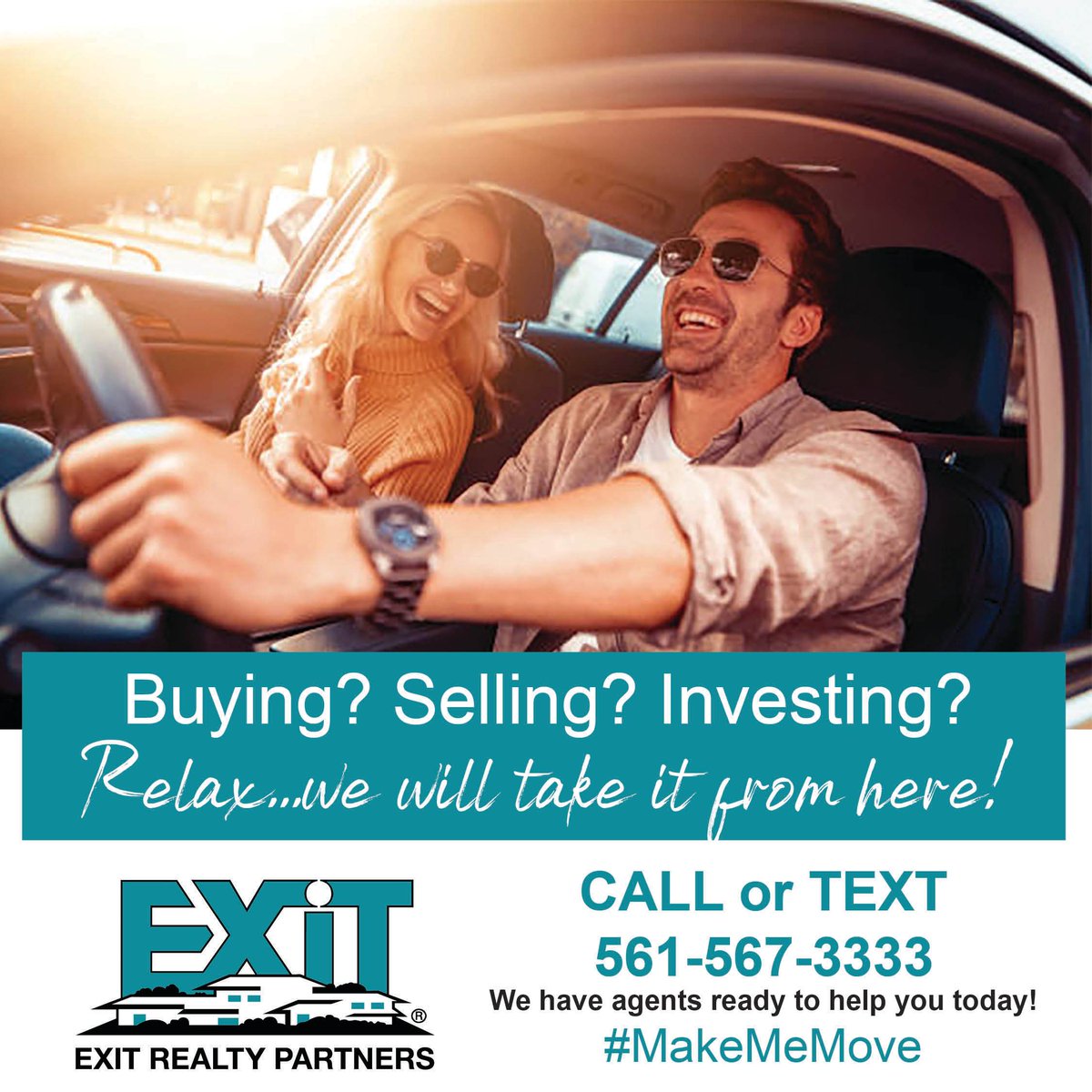 Relax - we'll take it from here!
CALL or TEXT EXIT Realty Partners at 561-567-3333.

#realestate #Luxuryhomes #home #property #forsale #forrent #realestateagent #newhome #dreamhome #househunting #apartmenthunting #sold #homesforsale #justlisted #renovated #curbappeal...