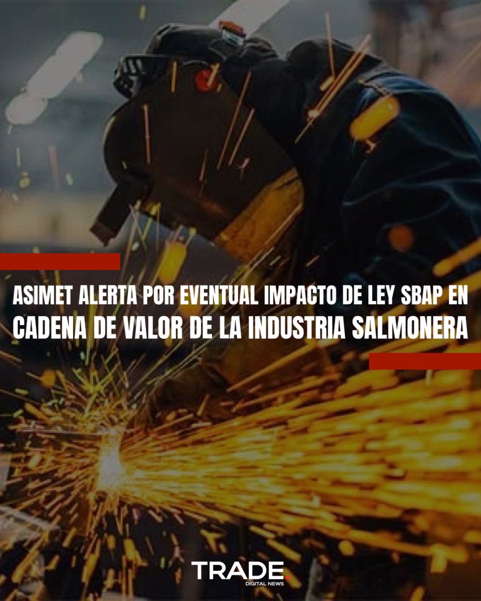 💥 <a href="/Asimet/">Asimet</a> • <a href="/dantearrigoni/">Dante Arrigoni Cammas</a> | El gremio mostró su preocupación por los efectos de la iniciativa legal en las empresas del sector metalúrgico metalmecánico de la zona austral, las que en un 90% son proveedoras de la actividad acuícola.

🔖 trade-news.cl/2023/05/30/asi…