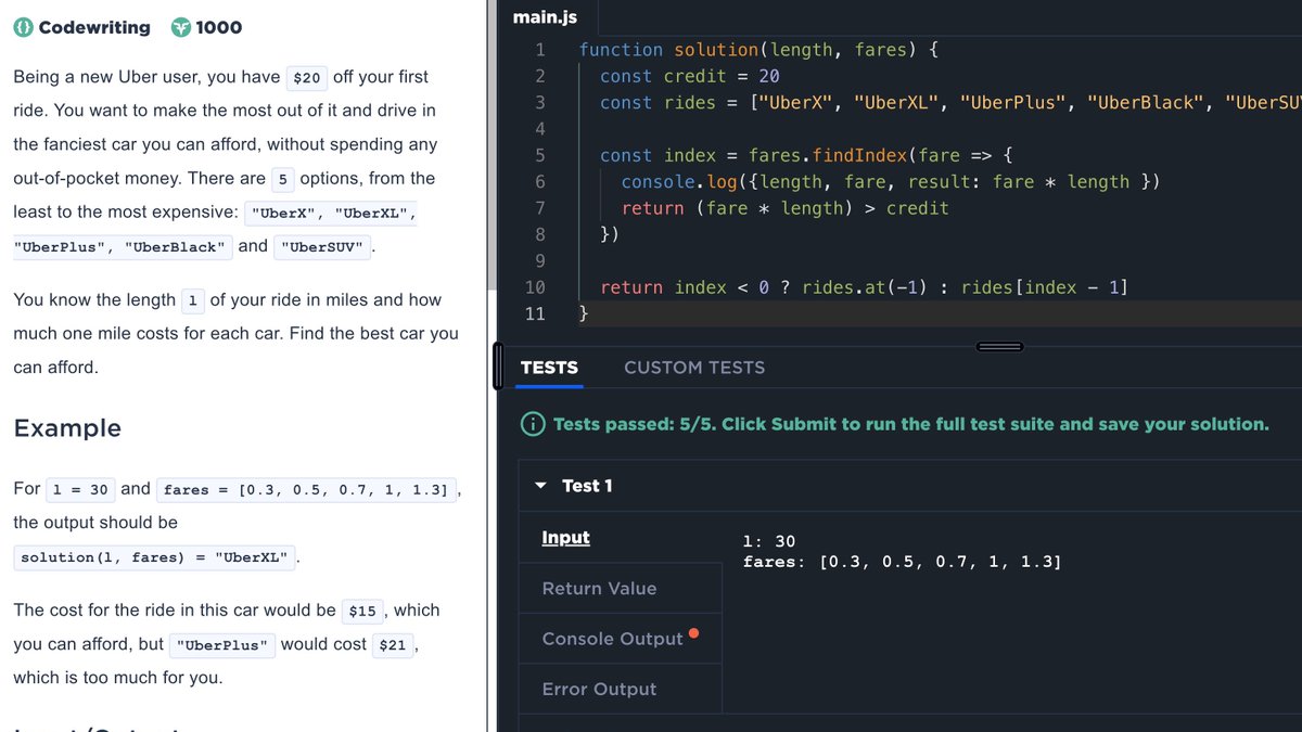 midudev's tweet image. ¡Mejora tu LÓGICA de PROGRAMACIÓN en cualquier lenguaje!
Meta, SpaceX y Uber usan esta web para sus pruebas técnicas.
Puedes usar JavaScript, TypeScript, Python, PHP, Ruby, Swift y Java...
Es una colección de retos de programación interactivos.
➡️ codesignal.com/developers