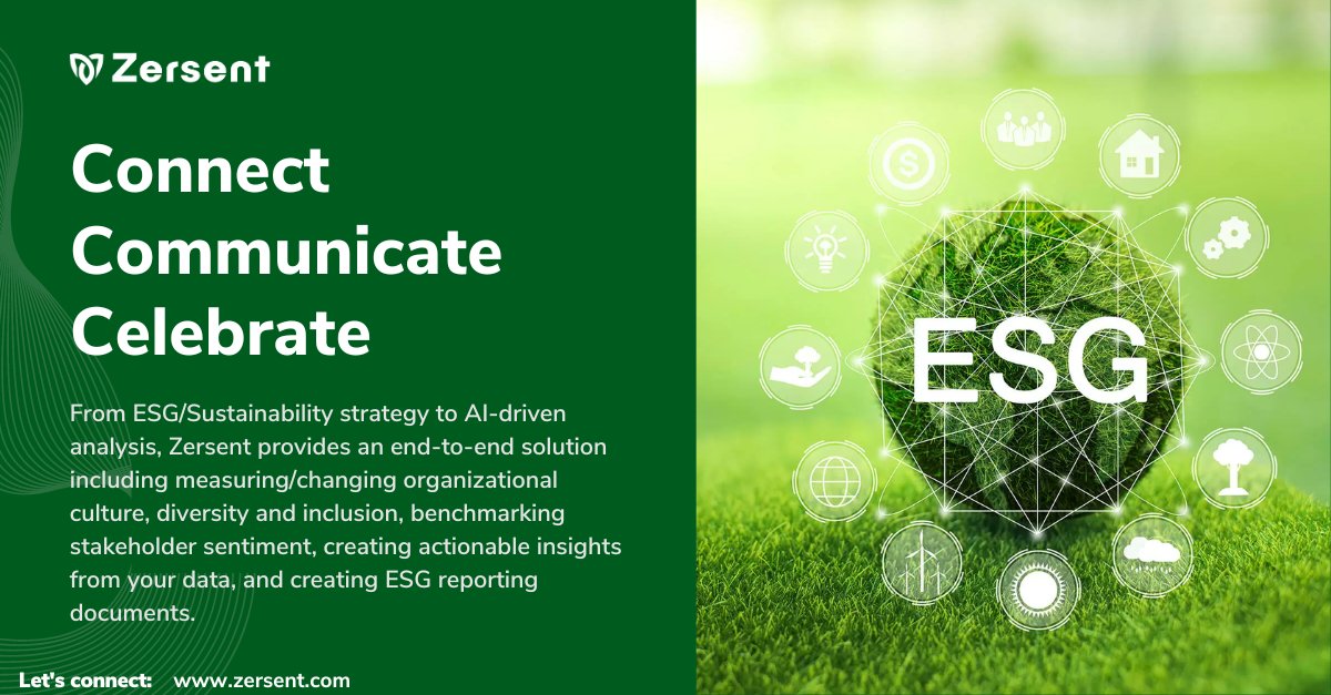 #Sustainability #SustainabilityStrategy #SentimentAnalysis #ESG #Data #AI #ESGReporting #Zersent3Cs