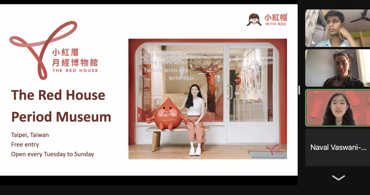 🇹🇼 @vivilin_taiwan presents her @periodequity_tw Period Museum in Taiwan!

#WeAreCommitted to addressing menstrual health stigma through art!