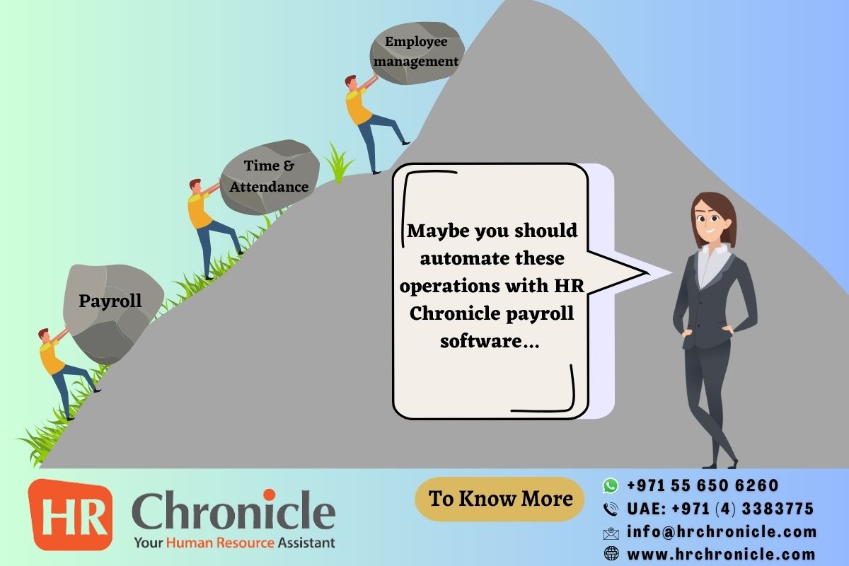 HR Chronicle - The Leading Cloud based HR and Payroll Software.  

#cloudbasedhr #cloudbasedhrmsoftware #cloudbasedpayrollsoftware #cloudbasedpayroll #hrgeneralist #hrservices #payrolluae #hrsofwareuae #hrms #hrsoftware #hrsolutions #hrmssoftware #hrsystem #hrcareers #hr