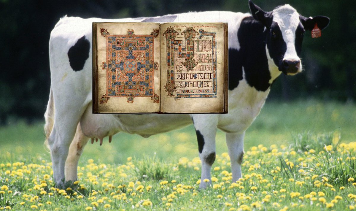 Ever wonder what the rest of the Lindisfarne Gospels looks like? I asked an AI to