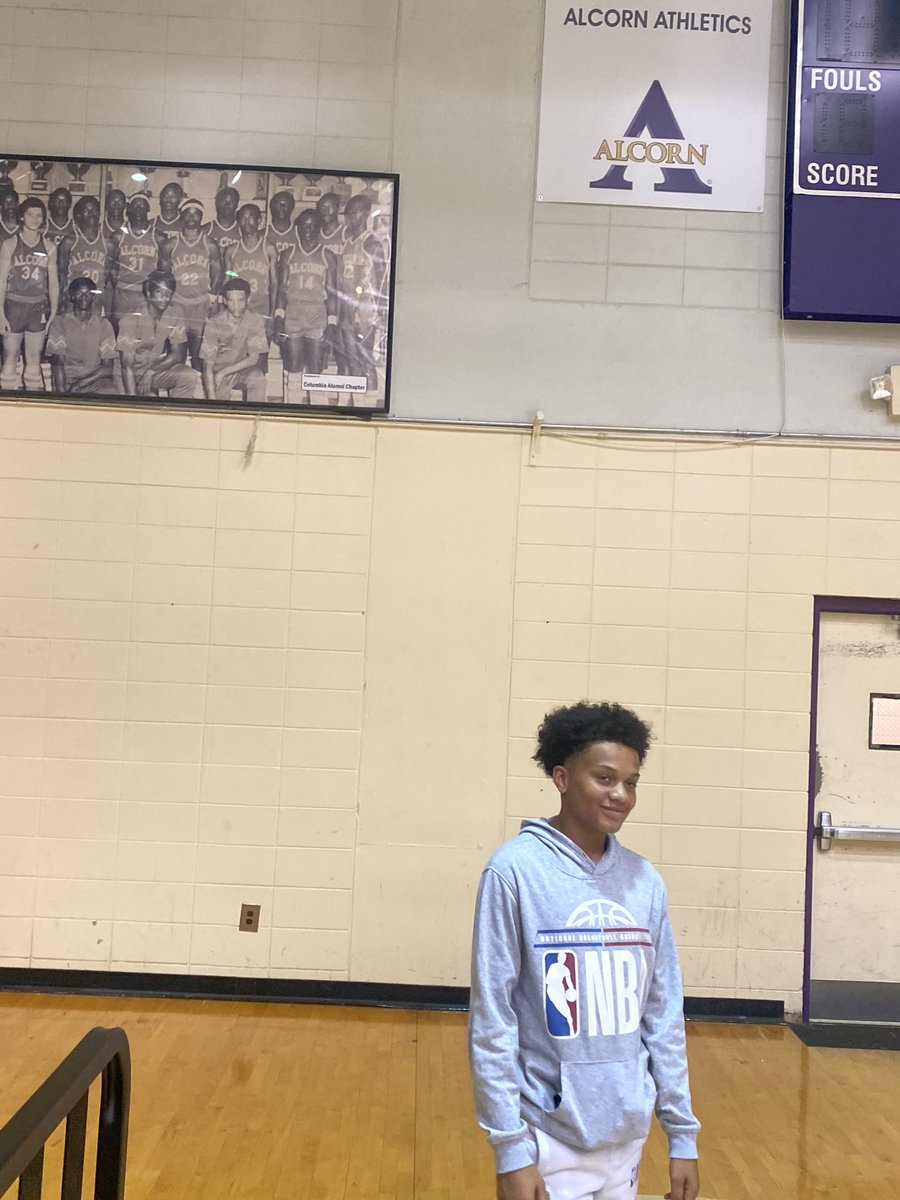Thankful for the opportunity to see the 2022 SWAC CONFERENCE CHAMPIONS @Alcorn_St_MBB COURT #Future #Braves #Basketball #Succession