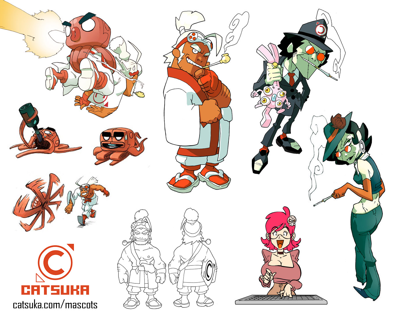 Catsuka on X: Thereafter, many artists created fanarts (especially for  Catsuka site headerbanners) and animations (for Catsuka 20th anniversary,  and also my old TV show). But also very often spontaneously, just for