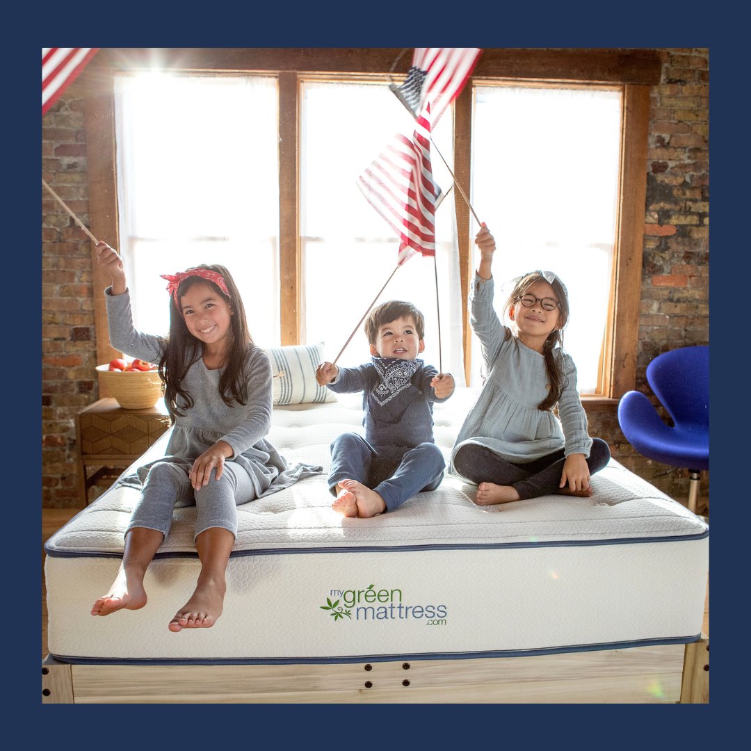 Final Hours to Save 15% on Your Order! The Memorial Day Sale ends tonight! • Made in the USA • Certified Organic • Free Shipping & Returns • 365 Night Sleep Trial • 20 Year Warranty #madeintheusa #healthysleep #memorialday #finalhours #organicmattress #familyowned