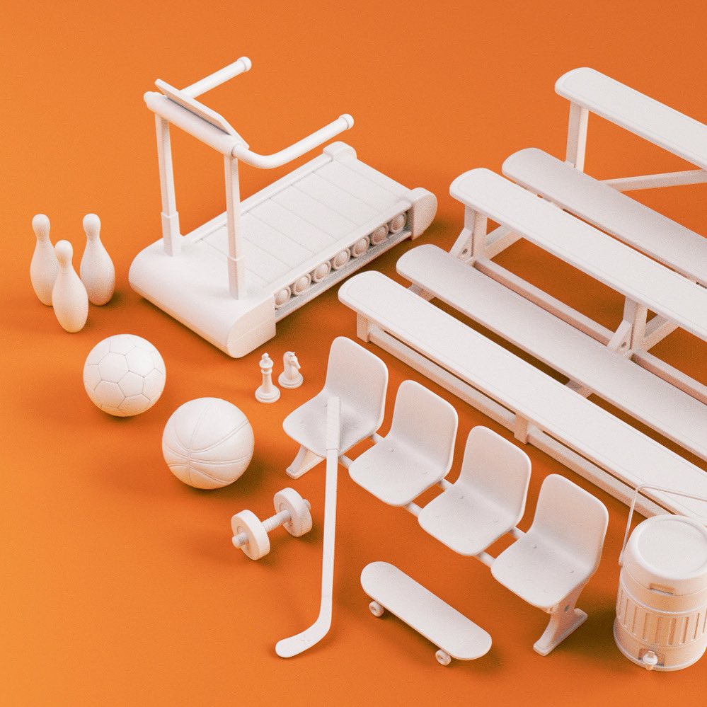 New sports pack 3D assets released!

thehappytoolbox.com/pack/sports