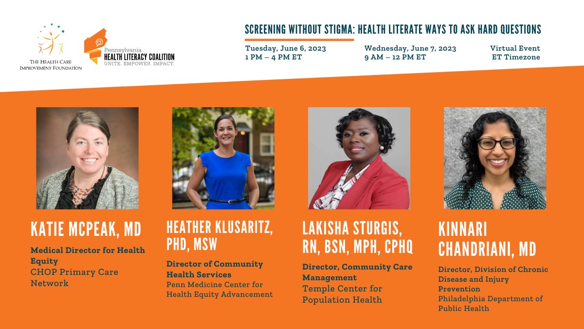 PA Health Literacy tweet media