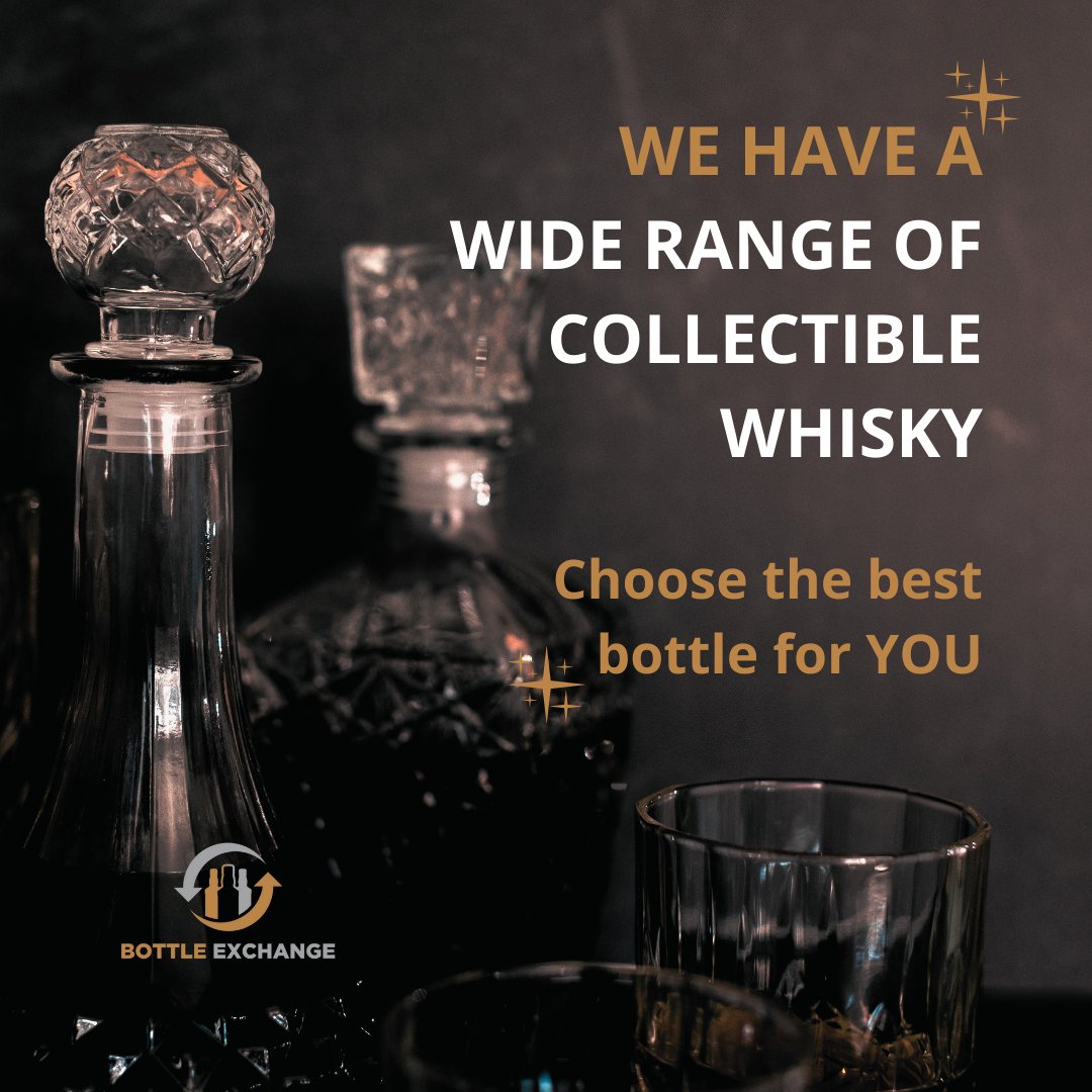 We have something for everyone! Bottle Exchange now boasts an extensive selection of collectible whisky and spirits for you to choose from. Whether you’re looking to buy, sell or exchange, we have something that fits the bill!

bottleexchange.net