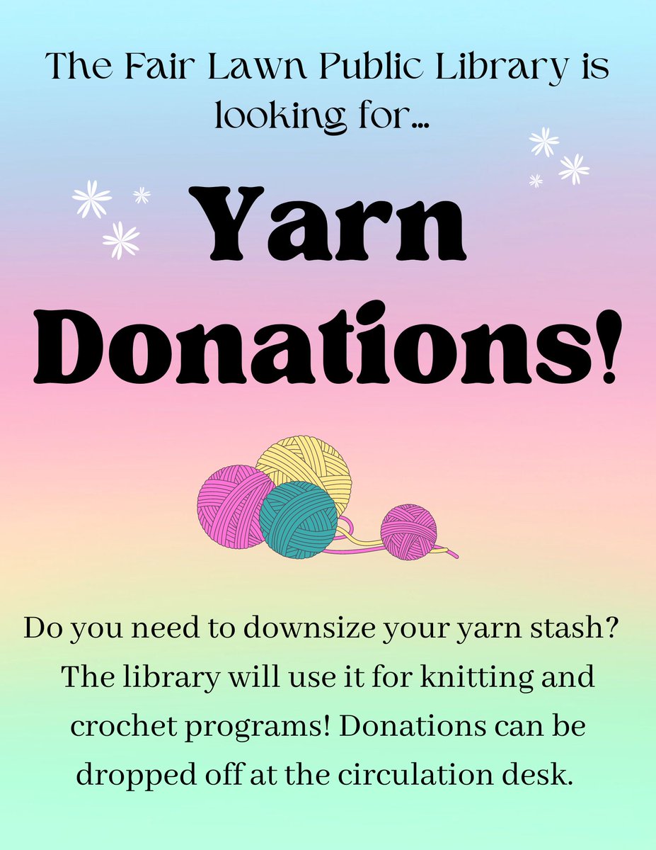 Fair Lawn Library tweet media