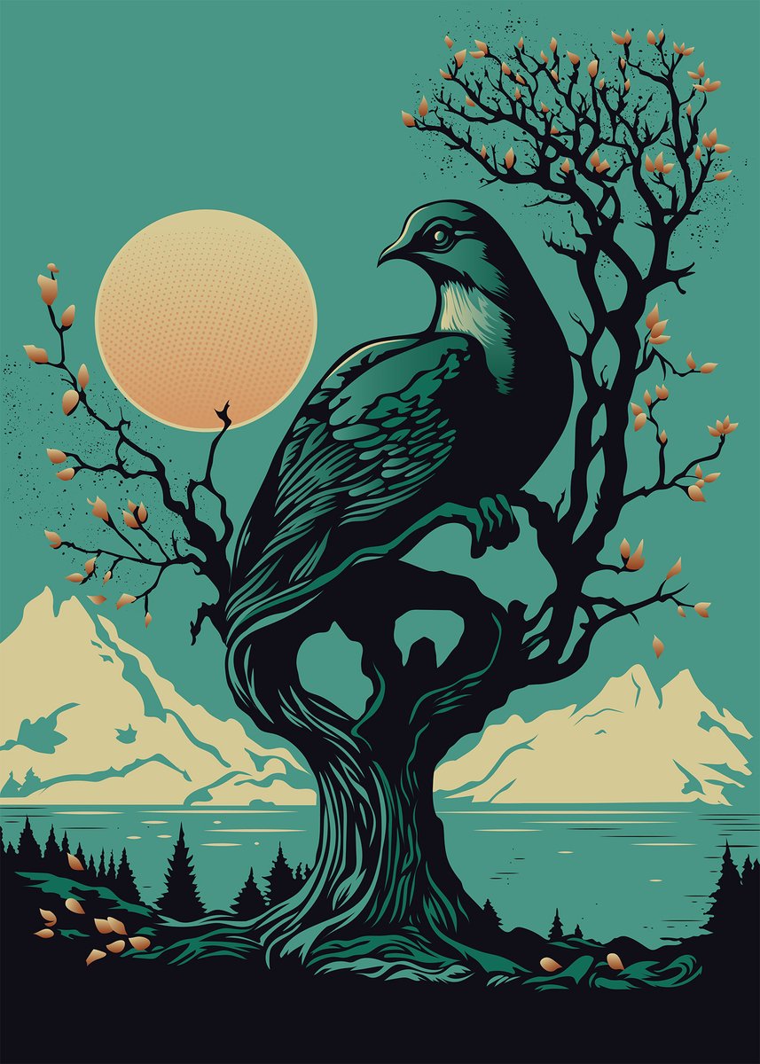 Love & War @HeDrawsThings #Illustrator #illustration #loveiswar #lovenotwar #loveandwar #Moonshot #bird #mountains #botanical #graphicart #love #art #nature #LoveWarMoon, #BirdTreeMountains, #LoveMoonBird, #WarTreeMountains, #MoonTreeMountains, #LoveBirdTree, #WarMoonTree,