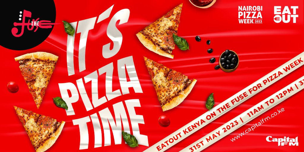 🍕🎉 Get ready to indulge in a slice of deliciousness as @EatOutKenya joins us for an interview tomorrow for Pizza Week! 

📢 Stay tuned for mouthwatering insights, cheesy recommendations, & the ultimate pizza passion! 🍕❤️

 #EatOutKenya #PizzaWeek