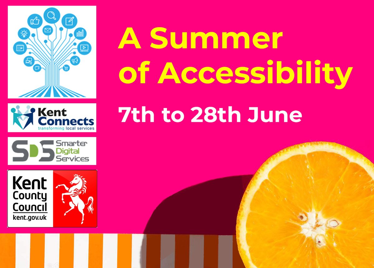 #DigitalAccessibility is a fundamental right that can pose challenges. Gain valuable insights on overcoming these obstacles by joining our FREE webinar on 7th June. Discover how to ensure your online content is accessible to all. Reserve your spot now!  kentconnects.gov.uk/events/