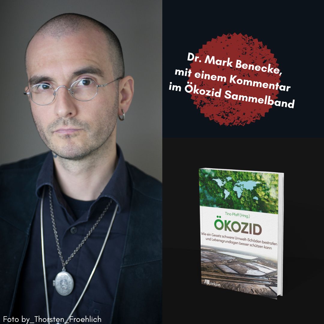 🔥#Ökozid - Crowdfunding🔥
Wie ein Gesetz schwere Umwelt-Schäden bestrafen und Lebensgrundlagen besser  schützen kann

Ein Buch, 29 Texte, 37 Autor*innen, 22 Länder

Mit einem Kommentar vom TV-Forensiker Dr. Mark #Benecke

Deine Unterstützung gesucht💚🐞
➡️lnkd.in/eTm24njr