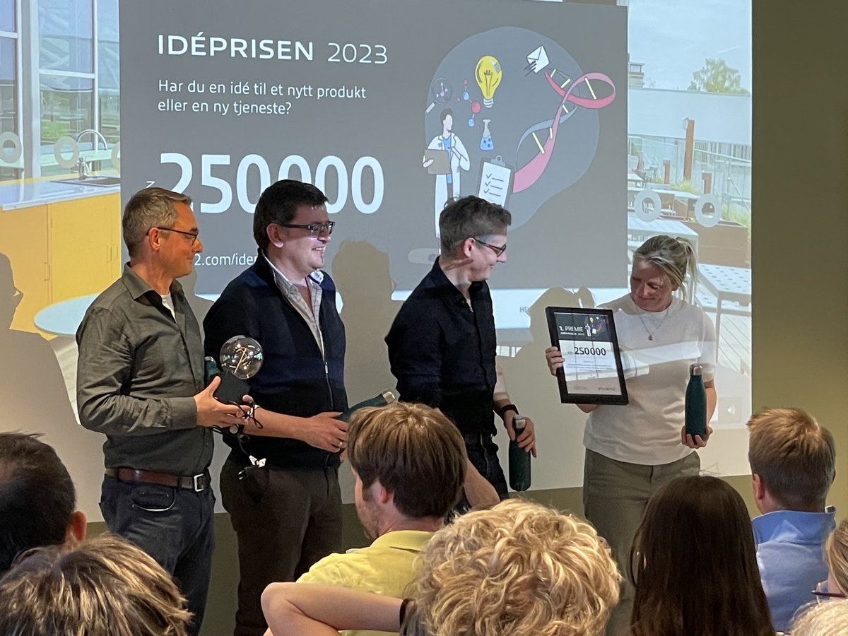 Sebastien Walchli &amp; team vinner Ideprisen 2023 ⁦<a href="/Inven2as/">Inven2as</a>⁩ ⁦<a href="/Oslounivsykehus/">Oslounivsykehus</a>⁩