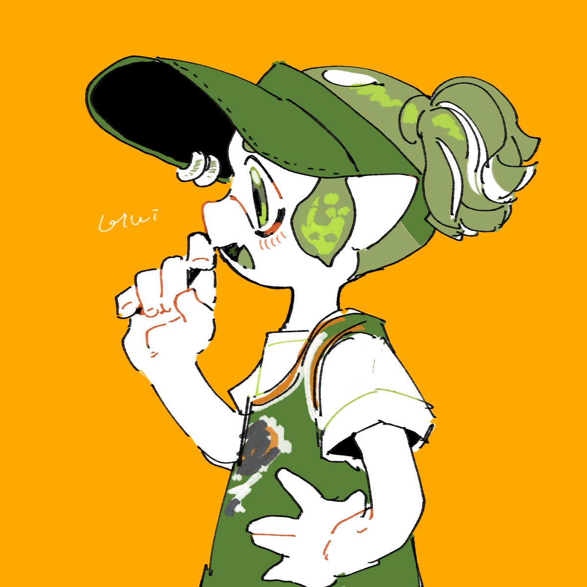 喋れないロリイカその2です キウィちゃんといいます
多分たまに描きます 