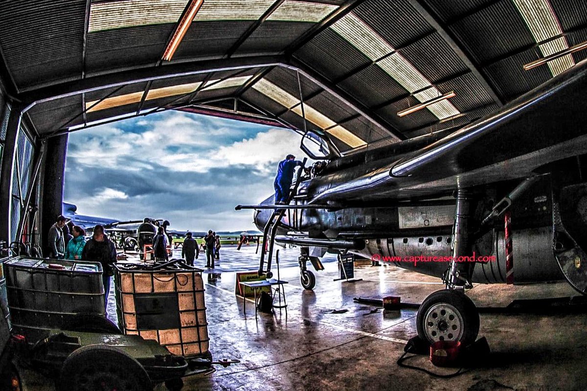 Inside the Lightning shed at Bruntingthorpe. #lightning #bruntingthorpe #qra #jet #aircraft #aeroplane #noordinaryjob #aviation #avgeek #captureasecond