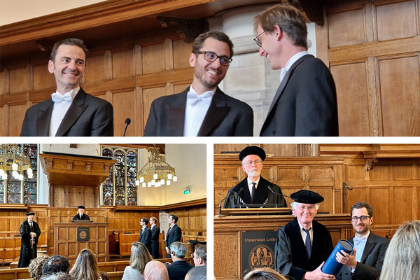 Vandaag heeft @JMonteroMD succesvol zijn proefschrift met de titel 'Angiographic characterization and clinical implications of specific anatomical features in human coronary arteries' verdedigd! Gefeliciteerd! #horaest #promotie @UniLeiden @LUMC_Leiden