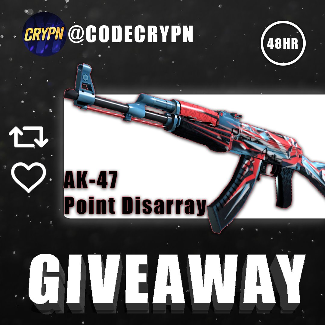 AK-47 | Point Disarray Giveaway!

💎RT & Tag 2 Friends
💎Follow @CodeCrypn 
💎Like And Comment On Vid
youtu.be/Lf5itJRahQw

⏳Rolling In 2 Days!

🍀Good Luck Everyone!

#Giveaways #CSGO #CSGO2 #csgogiveaways #csgoskins #Giveaway