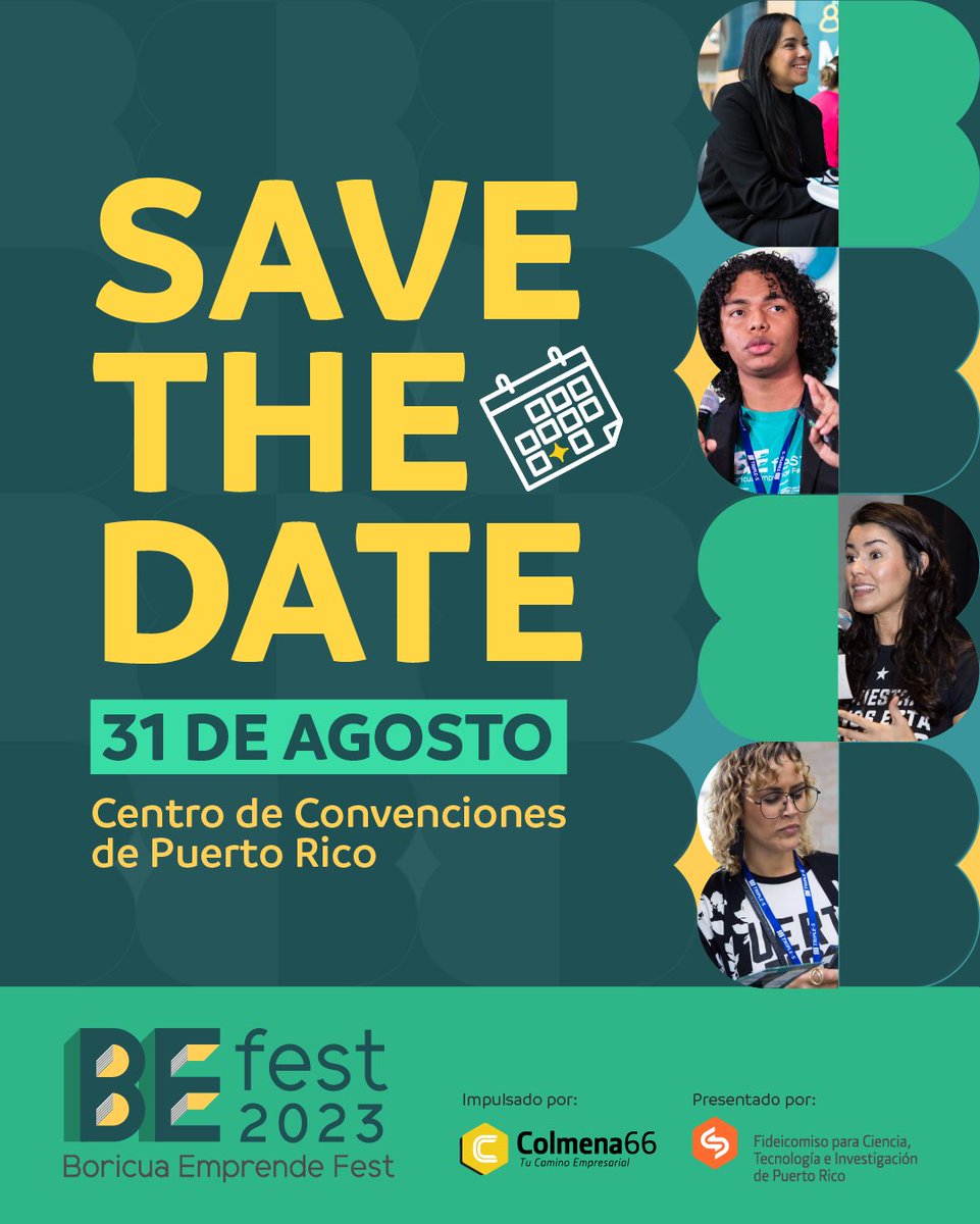 ¡Boricua, el BE Fest REGRESAAA! 📢 🐝

Separa en tu calendario el 31 de agosto de 2023 para celebrar el emprendimiento en Puerto Rico junto con la comunidad empresarial. 🤩

¡Pendientes a nuestras redes para la venta de boletos! 🎟️