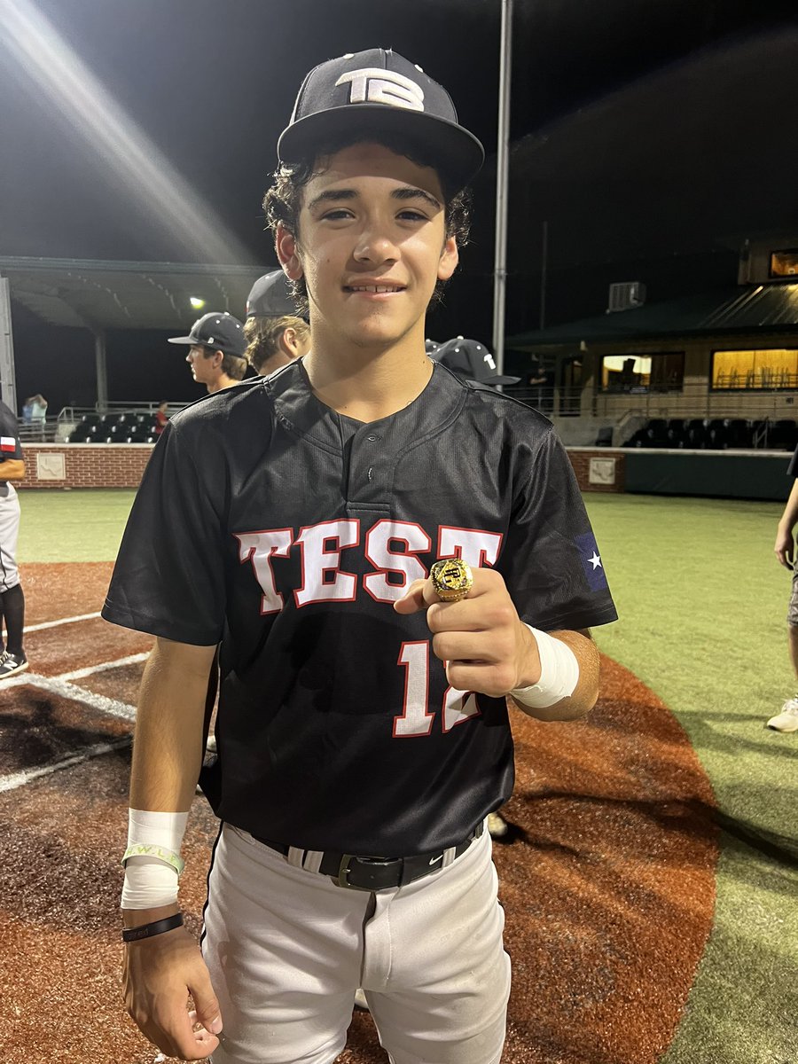 Lowell Galindo (@espnlowell) on Twitter photo My man. Sick all week and then battles through 3 days of baseball to win the 14U Majors PG Houston Super NIT with his <a href="/TESTBSBCLUB/">TESTBaseball</a> teammates. Congrats Mackie. My man. Sick all week and then battles through 3 days of baseball to win the 14U Majors PG Houston Super NIT with his <a href="/TESTBSBCLUB/">TESTBaseball</a> teammates. Congrats Mackie.