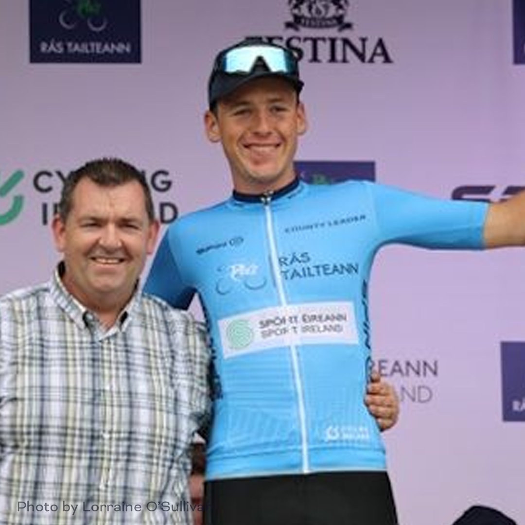 2023 Rás Tailteann Sport Ireland County Rider Classification Blue Jersey

 🟦 Stages 1 to 5 - Conn Dunphy, Cycling Leinster

📸 <a href="/LorOSullivan/">Lorraine O'Sullivan</a> 
 #Rás2023 #RásTailteann #ManOfTheRás