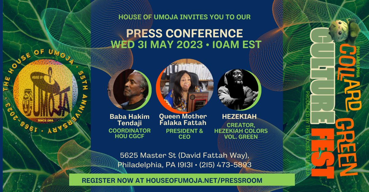 The House of Umoja is hosting a PRESS CONFERENCE: 31 MAY 2023- 10:00 AM HOUSE OF UMOJA, UNVEILS.... Would you like to attend? linkedin.com/events/pressco… | <a href="/PhillyTrib/">Philadelphia Tribune</a> <a href="/ScoopusaM/">Scoop USA Media</a> <a href="/Philasunnews/">Philadelphia Sunday SUN</a> <a href="/WHYYNews/">WHYY News</a> <a href="/SammyCaiola/">Sammy Caiola</a> <a href="/MLBURNEY/">Melanie Burney</a> <a href="/EWellingtonPHL/">Elizabeth Wellington</a> <a href="/rgiordano725/">Rita Giordano</a> <a href="/delucadan/">Dan DeLuca</a> <a href="/Earl_Hopkins1/">Earl Hopkins</a>