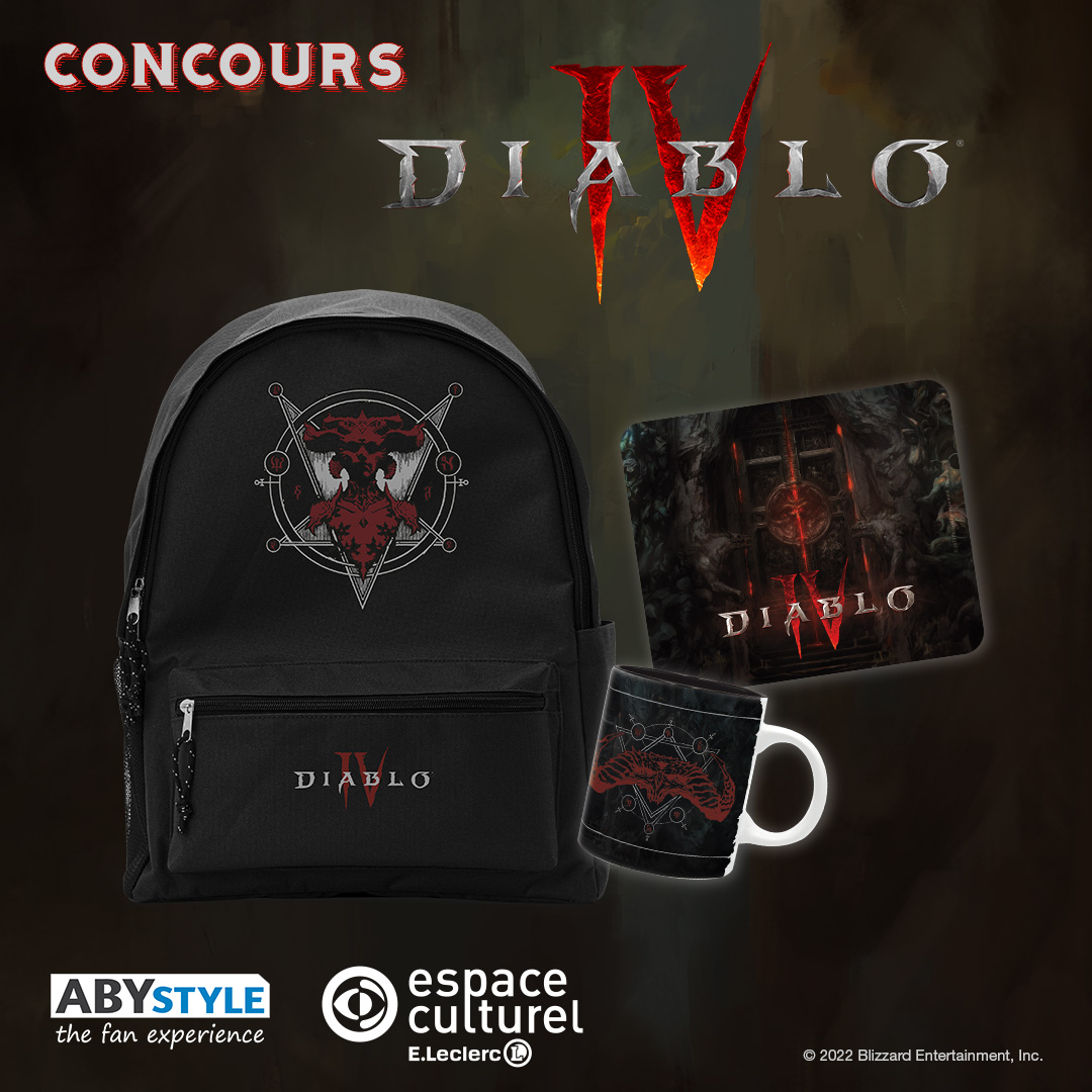 Leclerc_JV's tweet image. Pour préparer l'arrivée de #DiabloIV participez à notre #concours pour remporter des produits dérivés ! 🔥
3 gagnants🎉
TAS 06.06⏱️

RT + Follow @Leclerc_JV et @_ABYstyle

Boutique Diablo➡️bit.ly/3N2CUYc
Règlement➡️bit.ly/3MFJOS2