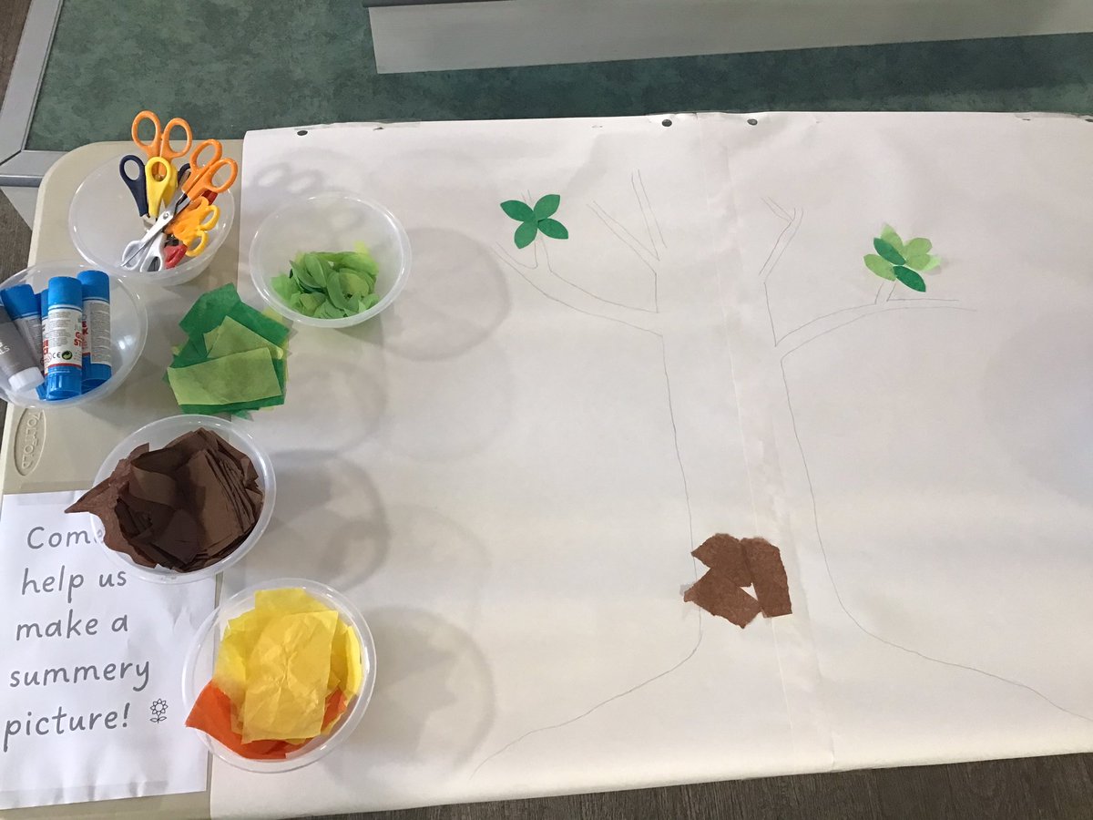 bnes_libraries's tweet image. Are you hearing ‘I’m bored!!’ If so, we have a little craft corner set up for free in our children’s area at #MidsomerNortonLibrary We are feeling all summery with the weather, come help us feel even brighter by adding to our picture 🌳🌿🌸#BNESLibraries #LibrariesLive